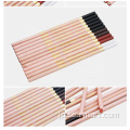 12pcs/4色の木炭色の柔らかいパステル描画鉛筆